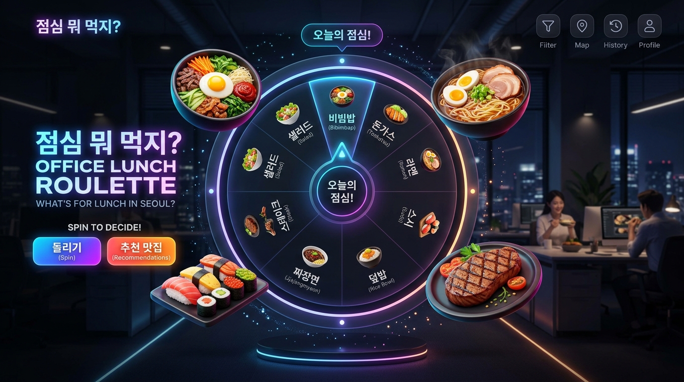 3D Lunch Roulette Banner